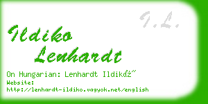 ildiko lenhardt business card